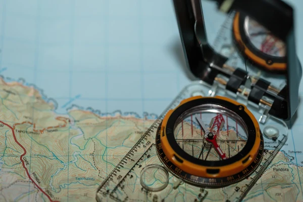 Map and compass